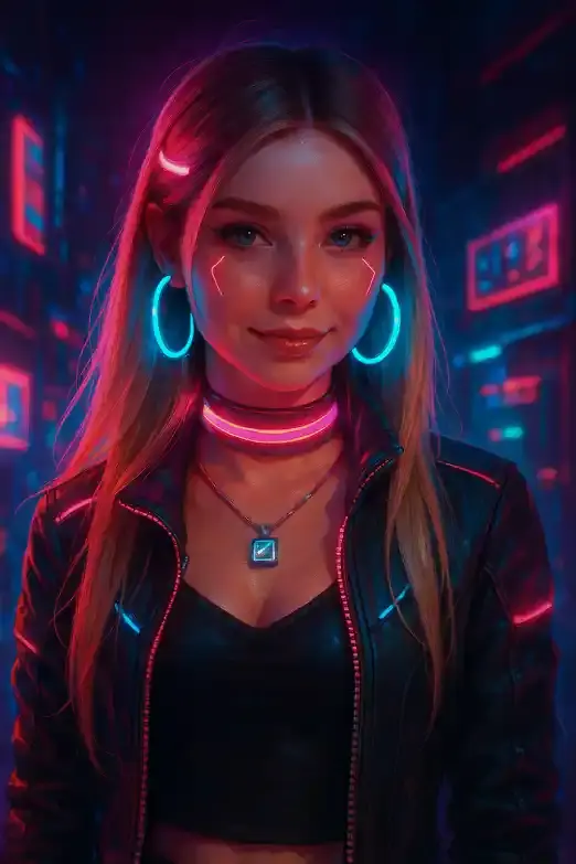 Cyberpunk style example