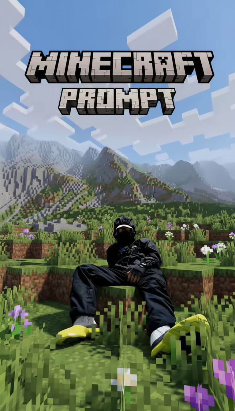 Minecraft Landscape style example