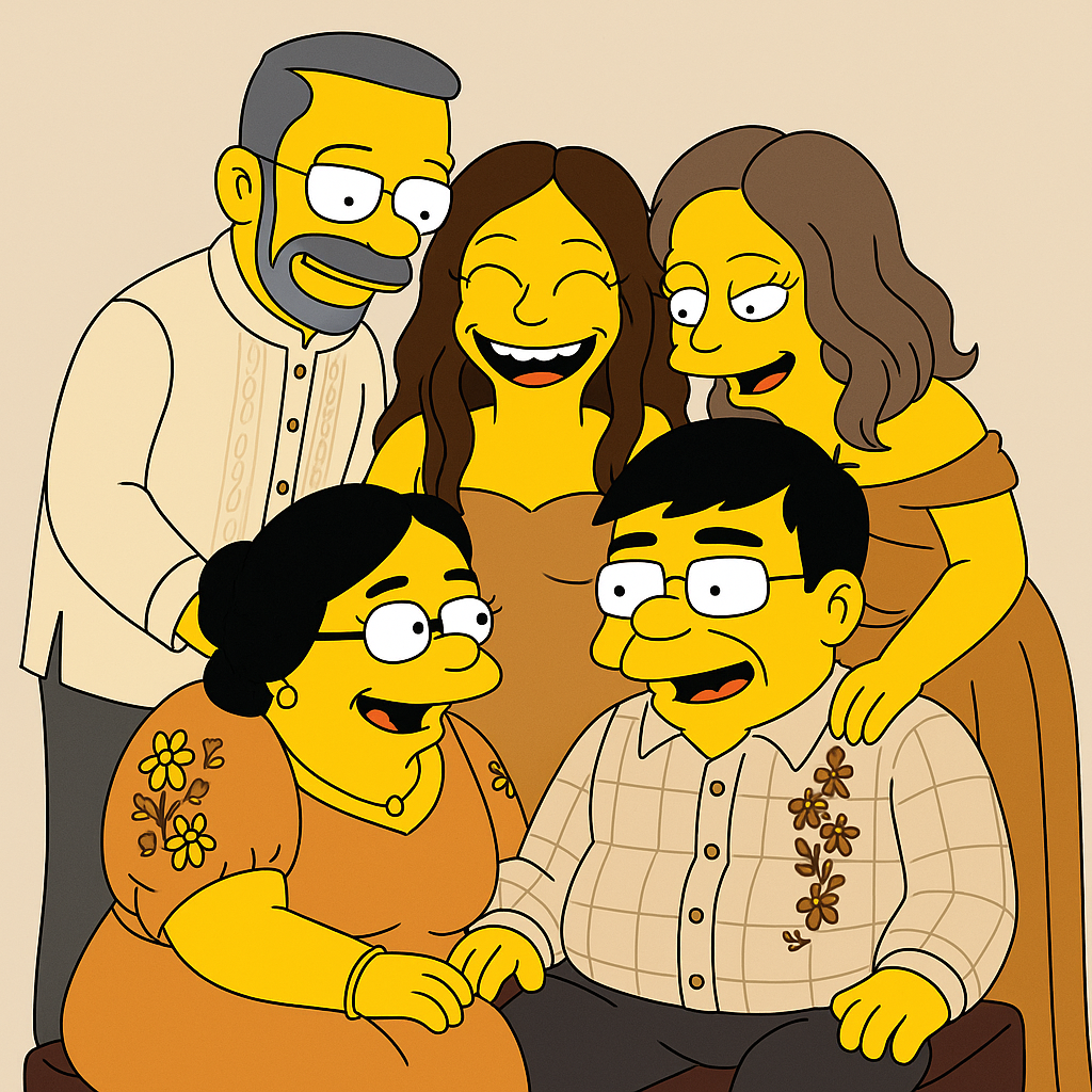 Simpsons style example